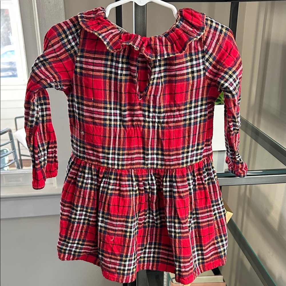 H&M Red Plaid Ruffle Dress - Picture 5 of 5